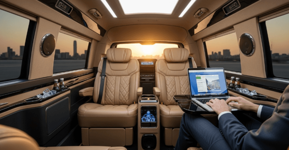 Comfortable and high-quality vehicles for executive travel