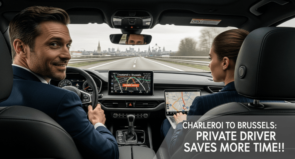 Charleroi to Brussels: Private Driver Saves More Time!!