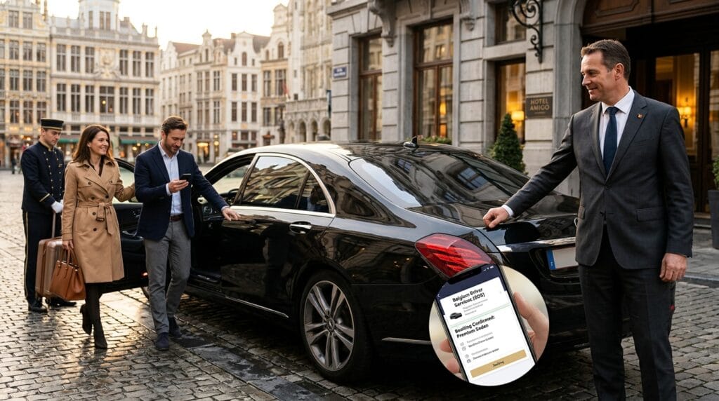 Book Premium Chauffeur Service With Belgium Driver Services