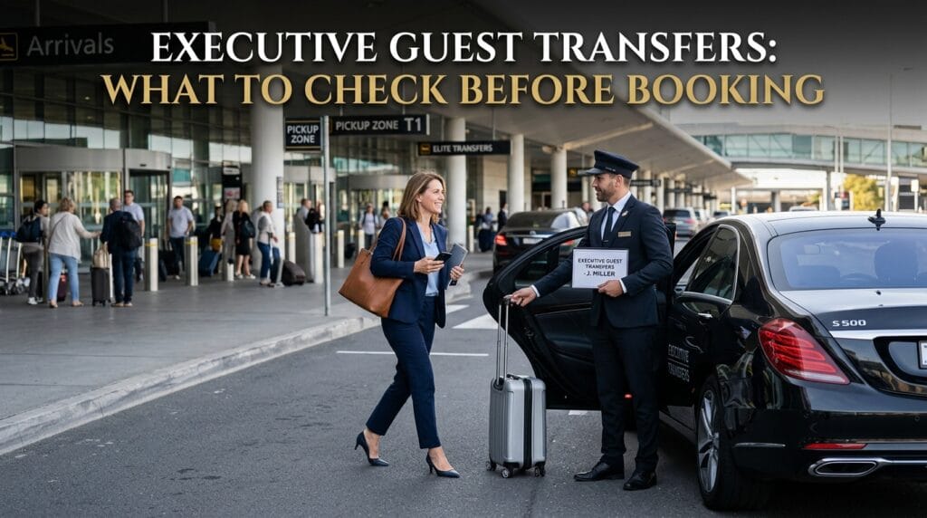 Executive Guest Transfers: What to Check Before Booking