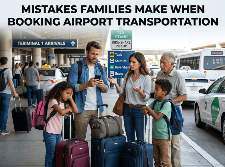 Mistakes Families Make When Booking Airport Transportation