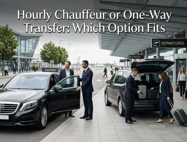 Hourly Chauffeur or One-Way Transfer Which Option Fits